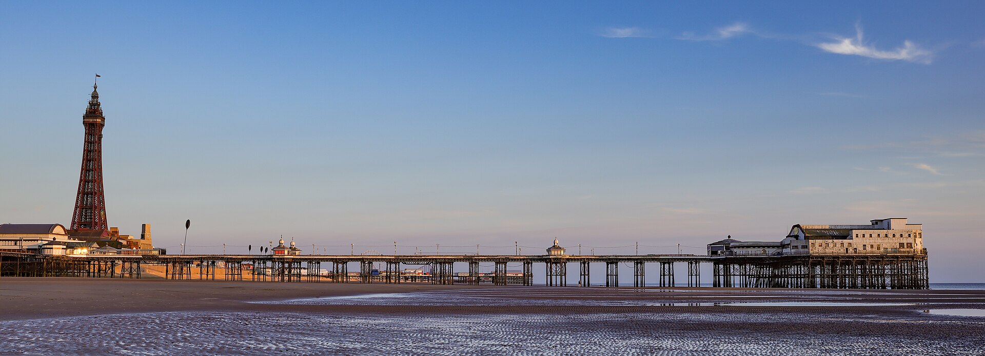 Blackpool North Pier and Blackpool Tower